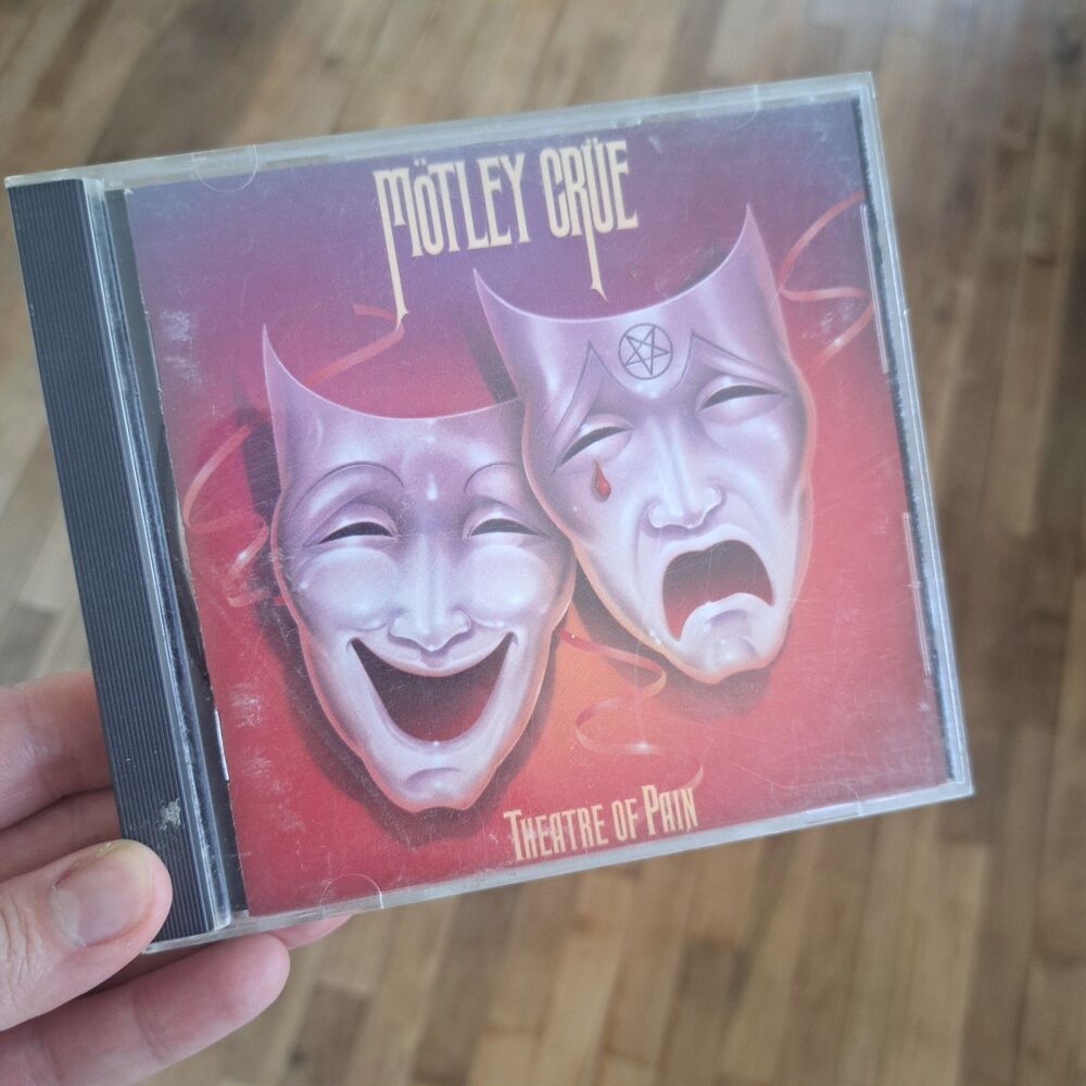 Motley Crue Theatre Of Pain CD 1985 Elektra Smokin In The Boys Room Red 80's